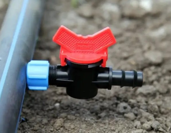 Кран с поджимом Presto-PS для трубки, 16 мм. (OV-0516), фото 1