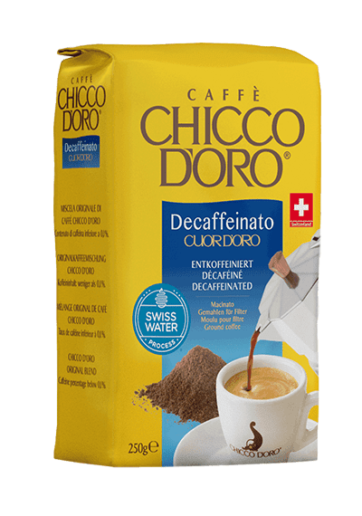 Кава мелена без кофеїну Chicco D'oro Decaffeinato, 250г