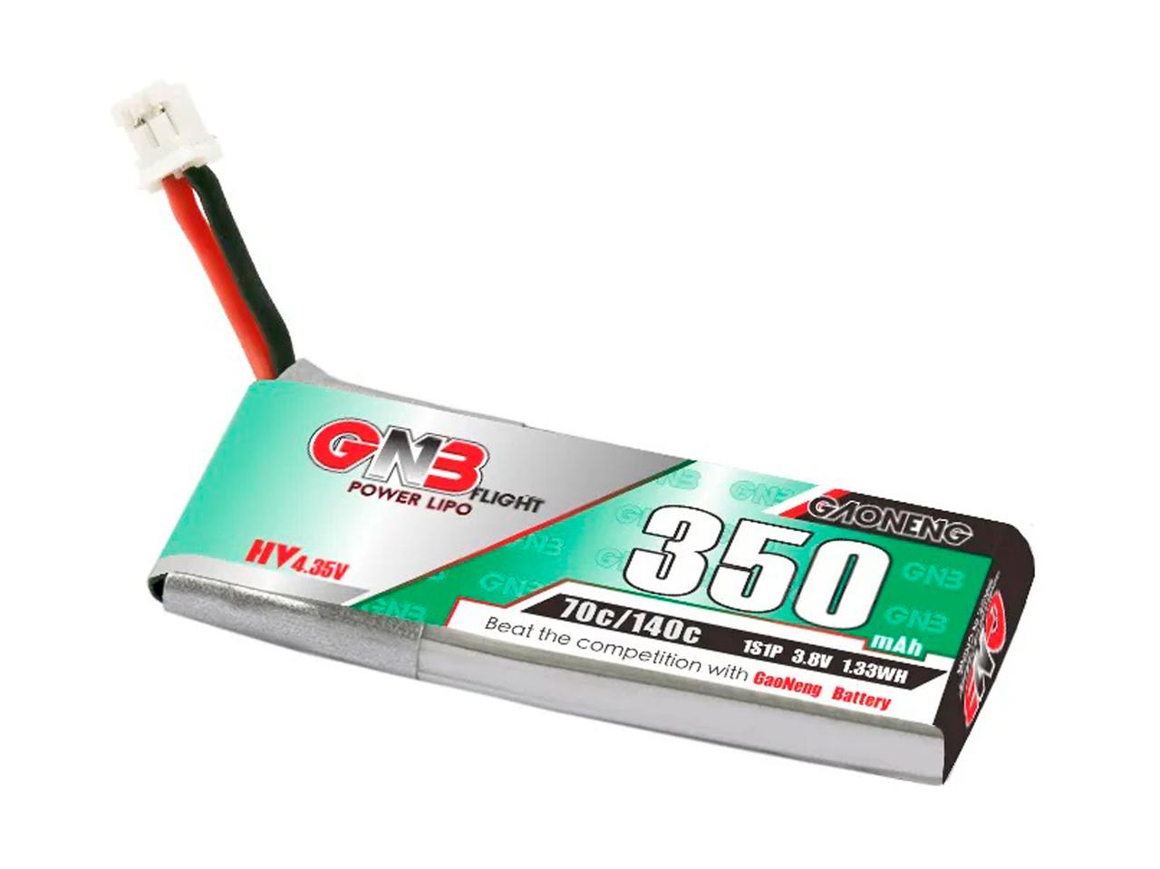 Акумулятор Gaoneng GNB HV PH2.0 350 mAh 1S 70C (з дротом)