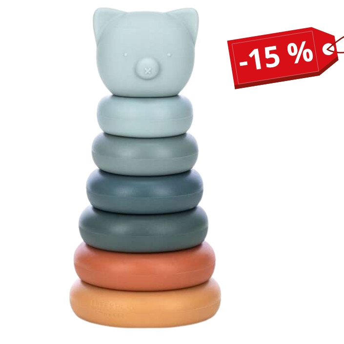 Силіконовий сортер FreeON Вежа ведмедик