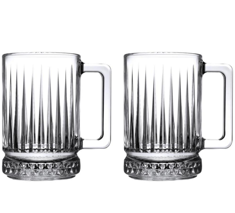 Набір чашок Helios "Версаль" 250 мл скляних 6 шт DM233-2, фото 1