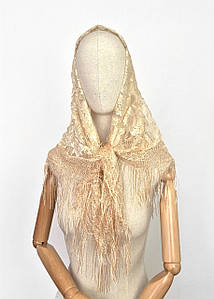 Хустка жіноча тонка ажурна гіпюрова Свято