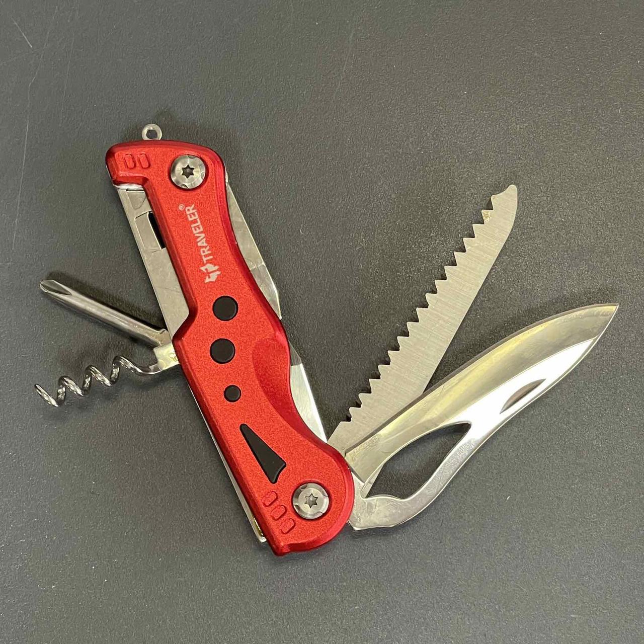 Ніж багатофункціональний, червоний, Нож многофункциональный MS 001, фото 1