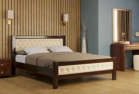 Ліжко дерев'яне Монако (полуторне, двоспальне)