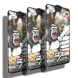 Захисне скло 3 шт CDK для Oppo A76 | Full Glue 3D MO King Kong (019628) (black)