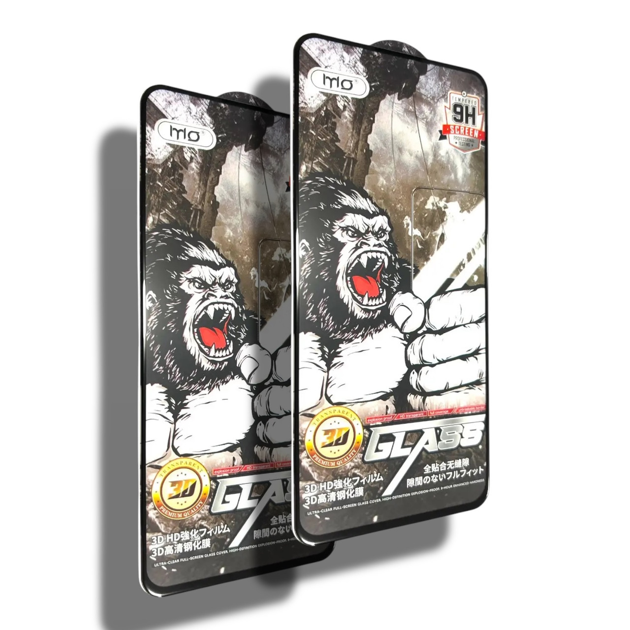 Захисне скло 2 шт CDK для Oppo A76 Full Glue 3D MO King Kong (019628) (black)