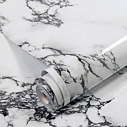 Самоклеюча плівка 5м х 60см, під мармур / Кухонна плівка для поверхонь / Декоративна плівка на кухню