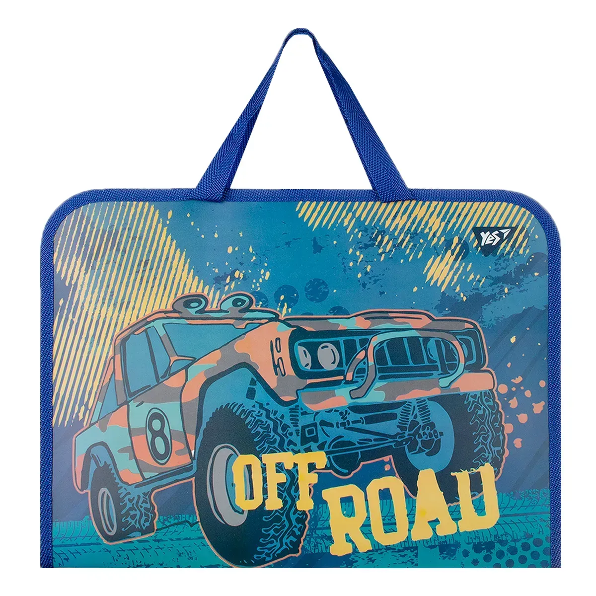 Папка-портфель YES на блискавці з тканинними ручками "Of Road" (491788)