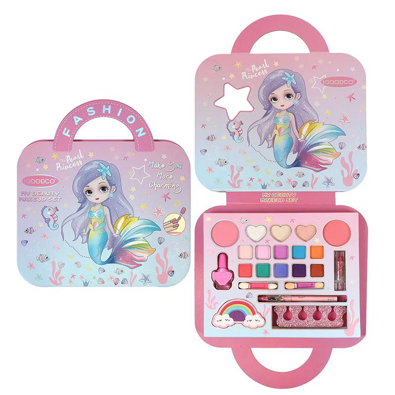 Косметика арт. LK28588 (96шт/8)  палетка-сумочка, тіні для повік, помада, лак, аксес короб. 25*15*2см