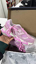 Жіночі кросівки New Balance 9060 Full Pink Vintage Нью Беланс 9060 повністю рожеві замшеві для дівчат, фото 3