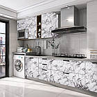 Комплект 2 рулона Самоклеюча плівка 5м х 60см, під мармур / Кухонна плівка для поверхонь, фото 2