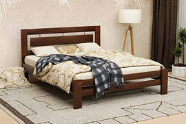 Ліжко дерев'яне Прага (полуторне, двоспальне)