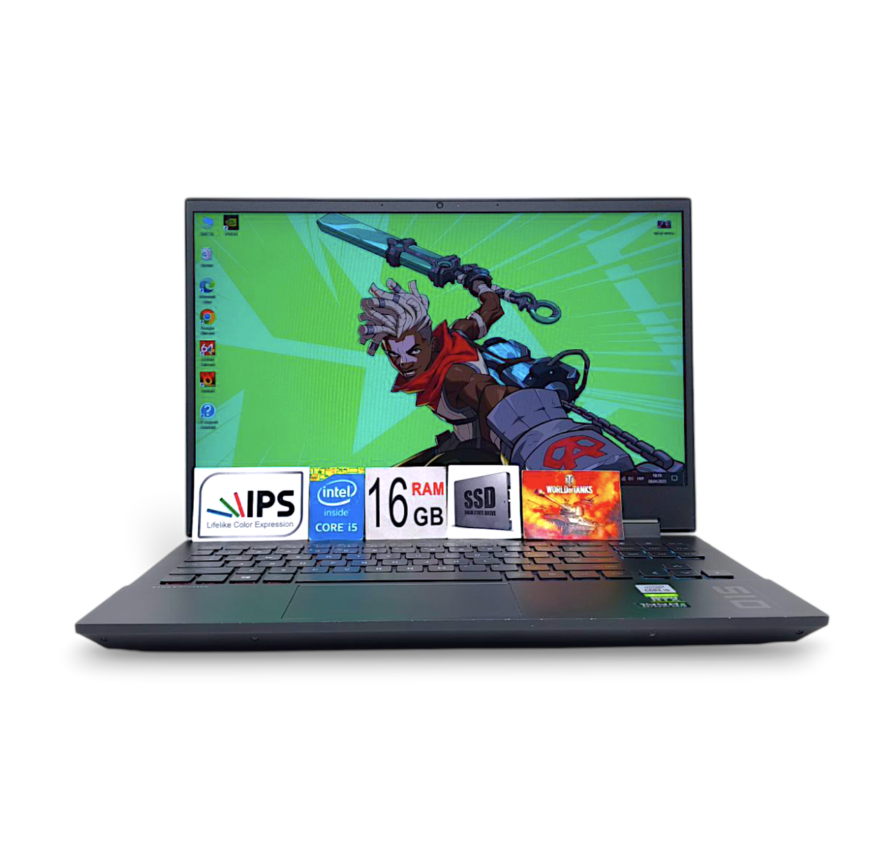 Ноутбук HP OMEN IPS FHD 15.6" 144Hz Core i5-10300H 16GB DDR4 SSD480GB Nvidia RTX 2060 6GB