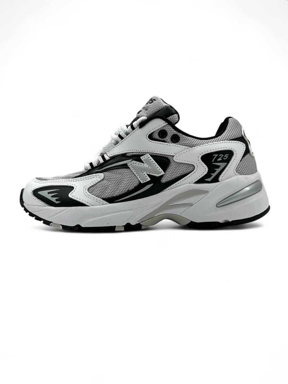 Кросівки чоловічі білі New Balance 725 White Grey Black (16165)