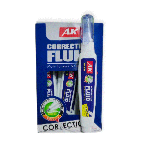 Коректор ручка АК-801 7 ml 12 шт металевим наконечником