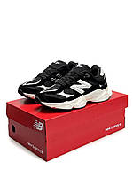 Женские кроссовки New Balance 9060 Black White Нью Беланс 9060