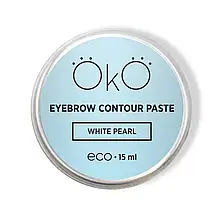 Контурна паста OKO Eyebrow Contour Paste White Pear біла для розмітки брів, 15г.