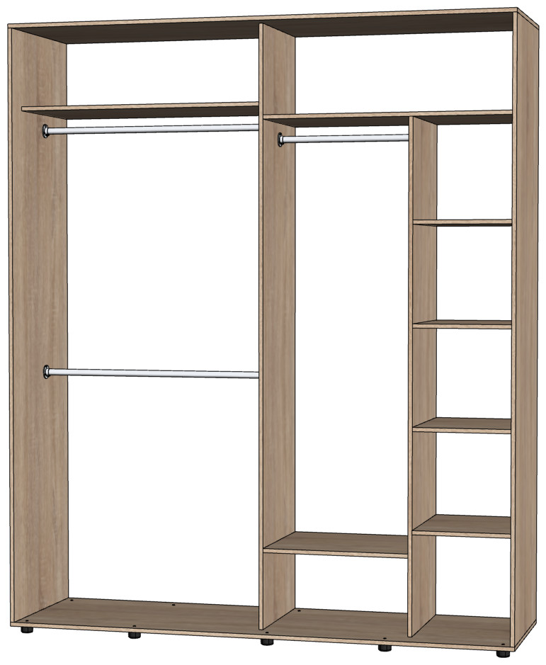 Шафа-купе Люкс 82 Імперія Меблів, шафа розсувна 2 двері купити в Одесі, Україні, фото 1