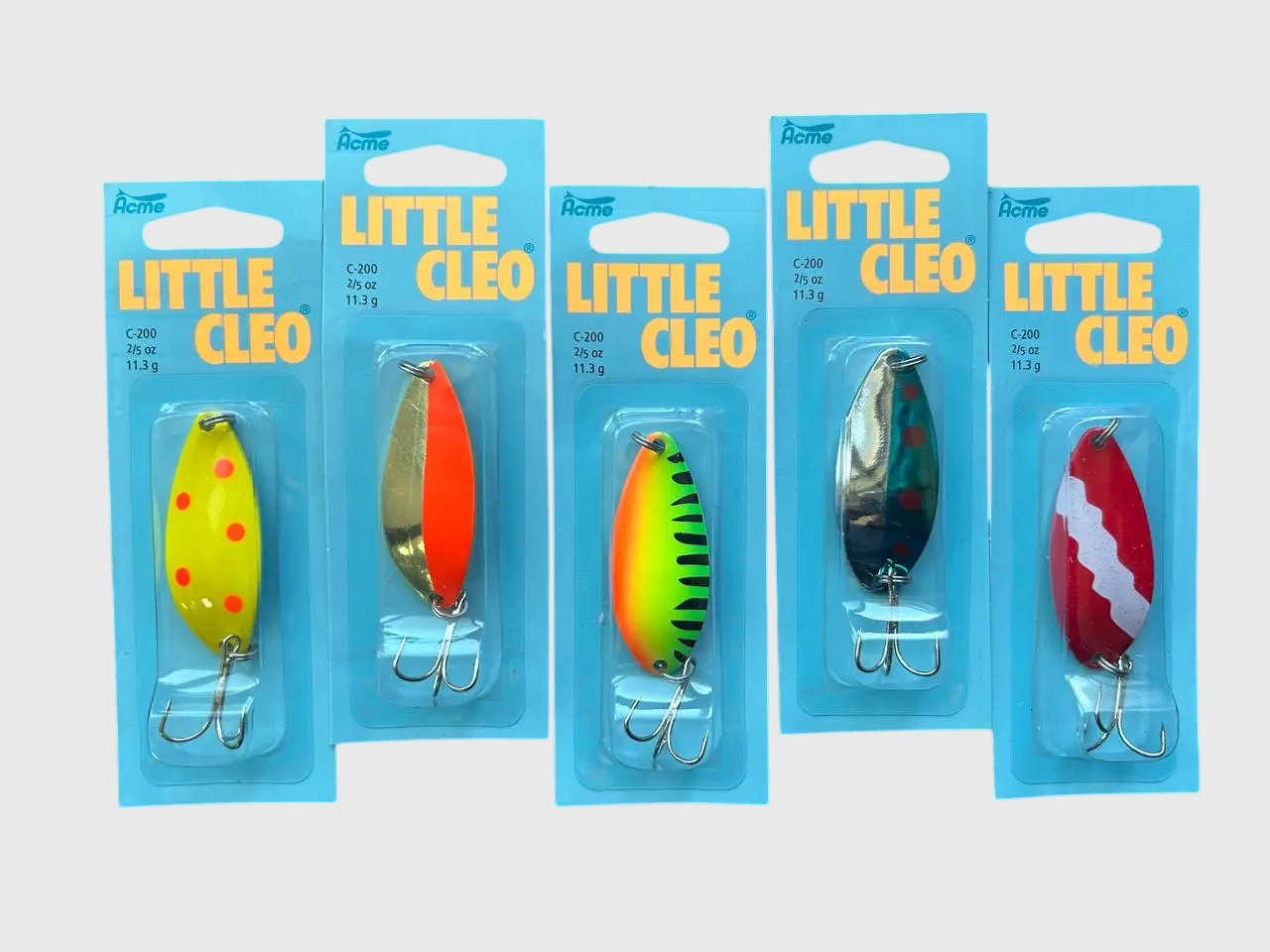 Блешня коливалка Columbia Little Cleo 53мм 11.3гр Набір 5шт