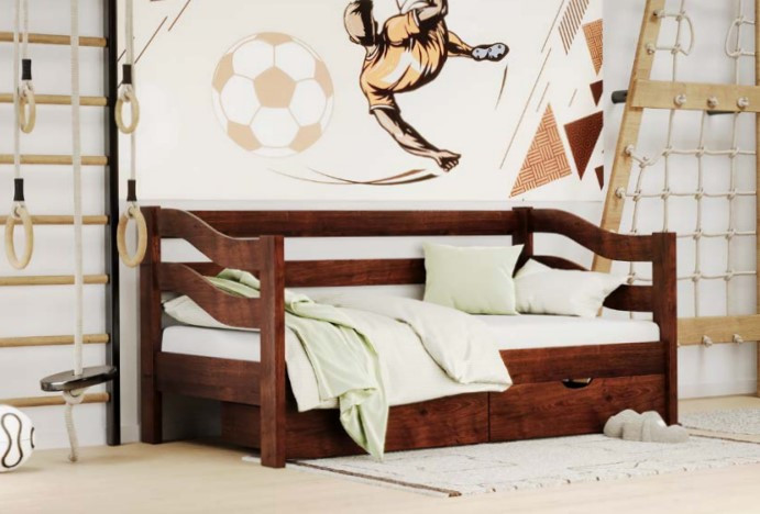 Ліжко дерев'яне дитяче Адель (односпальне)