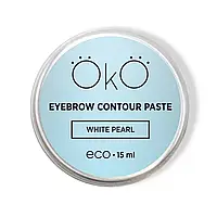 Контурна паста OKO Eyebrow Contour Paste White Pear біла для розмітки брів, 15г.