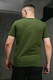 Футболка чоловіча хакі S M XL XXL 3XL, фото 6