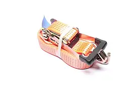 СТЯЖКА ГРУЗА, 5T. 50MM.X10M.(0.5+9.5) ПРОРЕЗИН. РУЧКА  DK-3910