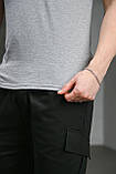 Футболка чоловіча сіра S M XL XXL 3XL, фото 8
