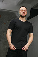 Чорна футболка чоловіча S M XL XXL 3XL
