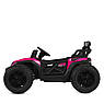 Дитячий електромобіль на акумуляторі Багі M 6073 на пульті радіокерування для дітей від 3 до 8 років Рожевий, фото 2