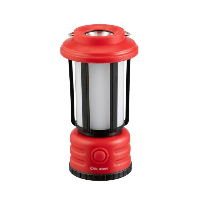 Ліхтар для кемпінгу підвісний 1LED + 8SMD INTERTOOL LB-0210