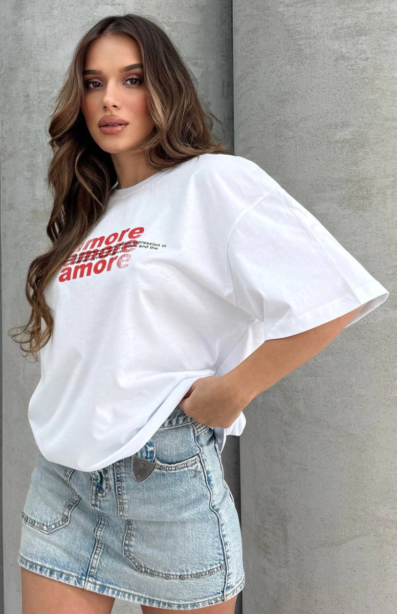 Футболка жіноча Amore 18951 біла ID 5065327