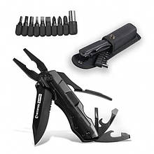 Мультиінструмент 8 в 1 з чохлом, мультитул Blackstone, STORM INTERTOOL HT-0545