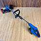 Акумуляторний тример для трави Makita UR120DWAE (36V, 5AH) з колесами, акумуляторна коса макіта, фото 7