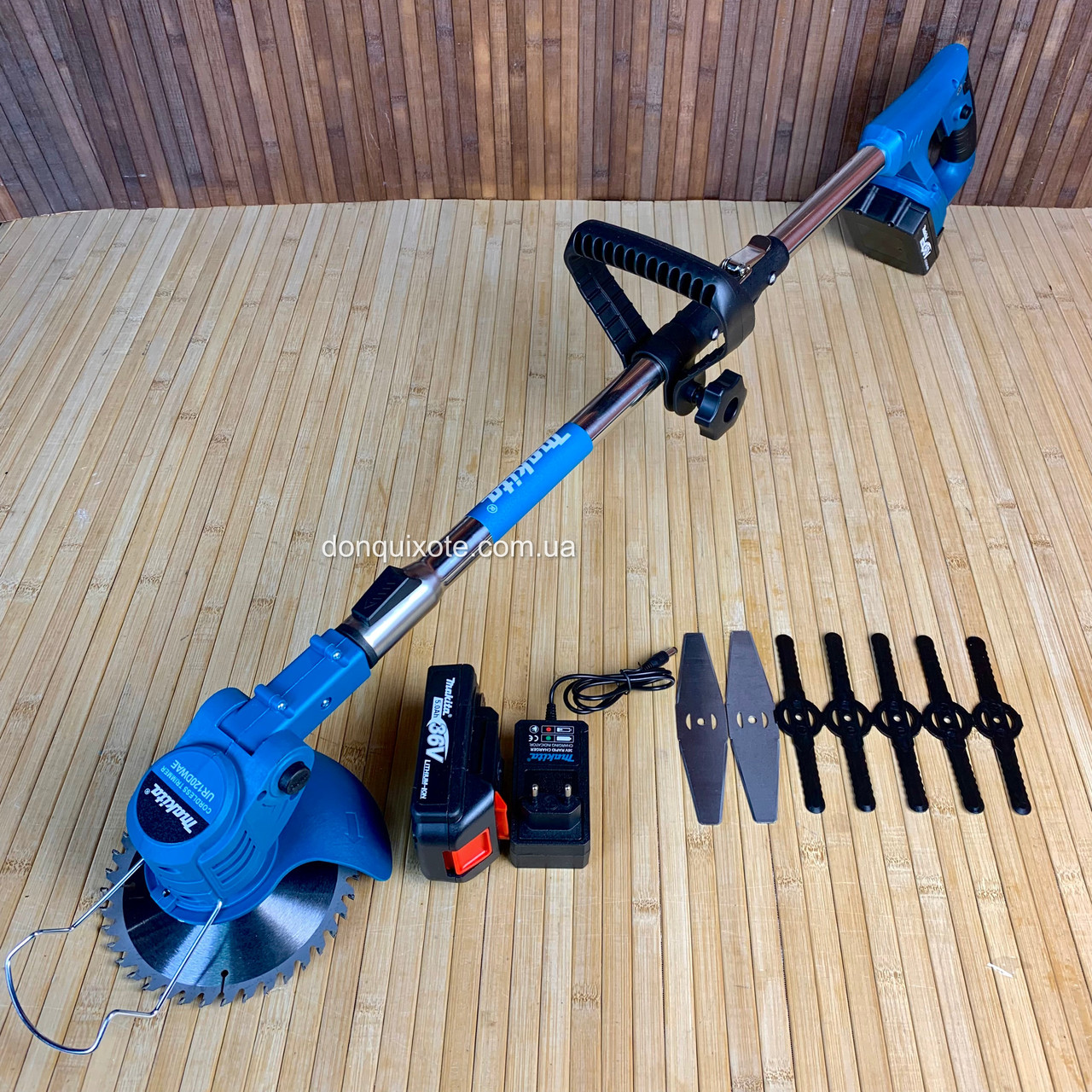 Акумуляторний тример для трави Makita UR120DWAE (36V, 5AH) , акумуляторна коса макіта
