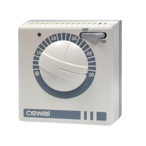 Механічний кімнатний регулятор температури Cewal RQ 35, фото 1