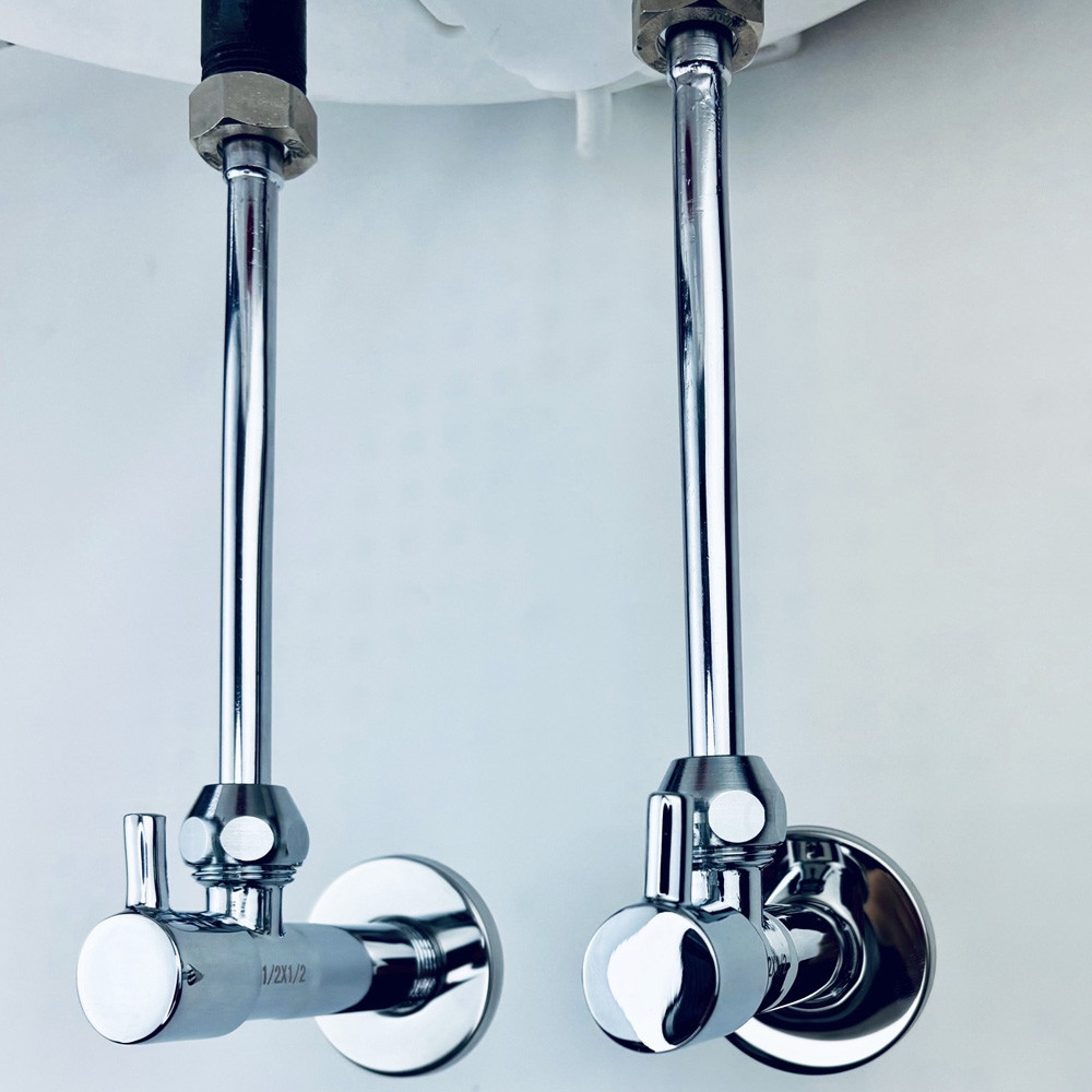 Набір для бойлера, водонагрівача MINI C2 Boiler Series 1/2", хром, трубка 250 мм, KVANT