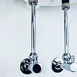 Набір для бойлера, водонагрівача MAXI C3 Boiler Series 1/2", хром, трубка 350 мм, KVANT, фото 2