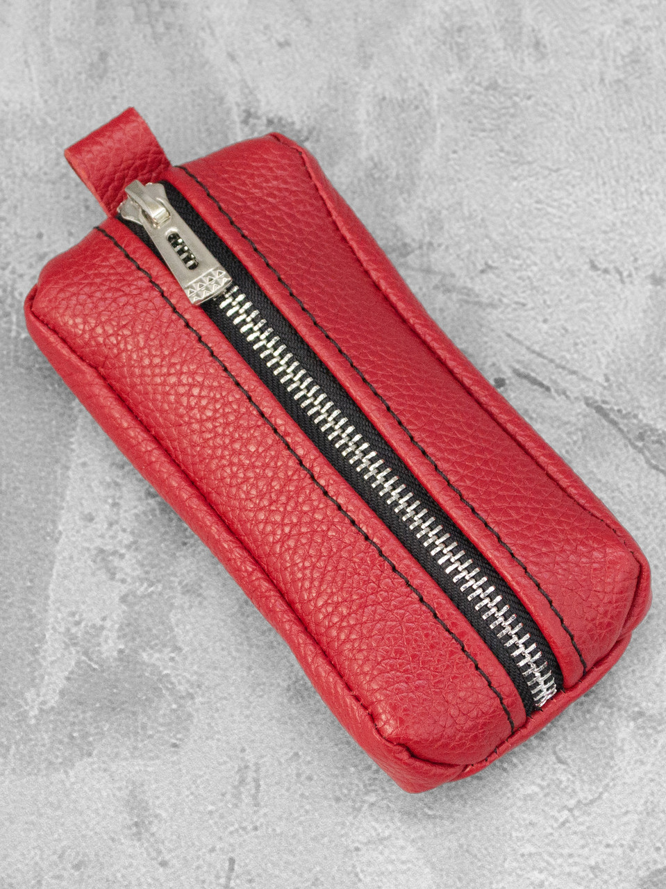 Шкіряна ключниця для чоловіків та жінок, Червоний, фото 1