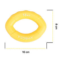 Еспандер кистьовий силіконовий Cornix 18 кг XR-0073 Poland, фото 4