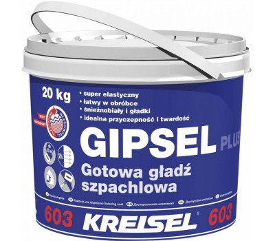 KREISEL шпаклівка дисперсійна фіниш. готов. №603, 20 кг