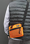 Сумка через плече для чоловіків та жінок Famk SMR3, Помаранчевий, фото 4