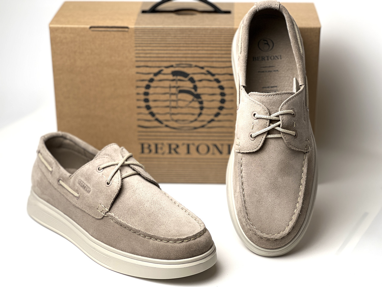 Чоловічі топсайдери мокасини Bryson Suede, фото 1