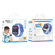 Дитячий cмарт-годинник Hoco Y101 4G children smart watch Blue, фото 6