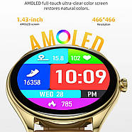 Смарт-годинник HOCO Y22 AMOLED Smart sports watch(call version) Black, фото 7