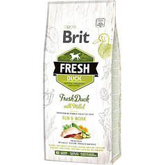 Корм сухий Brit Fresh DuckActive Run and Work для активних дорослих собак з качкою 12 кг