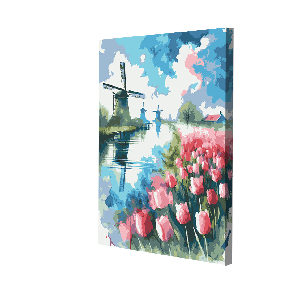 Картина за номерами Riviera Blanca Нідерланди 28x40 см (RB-1127), фото 1