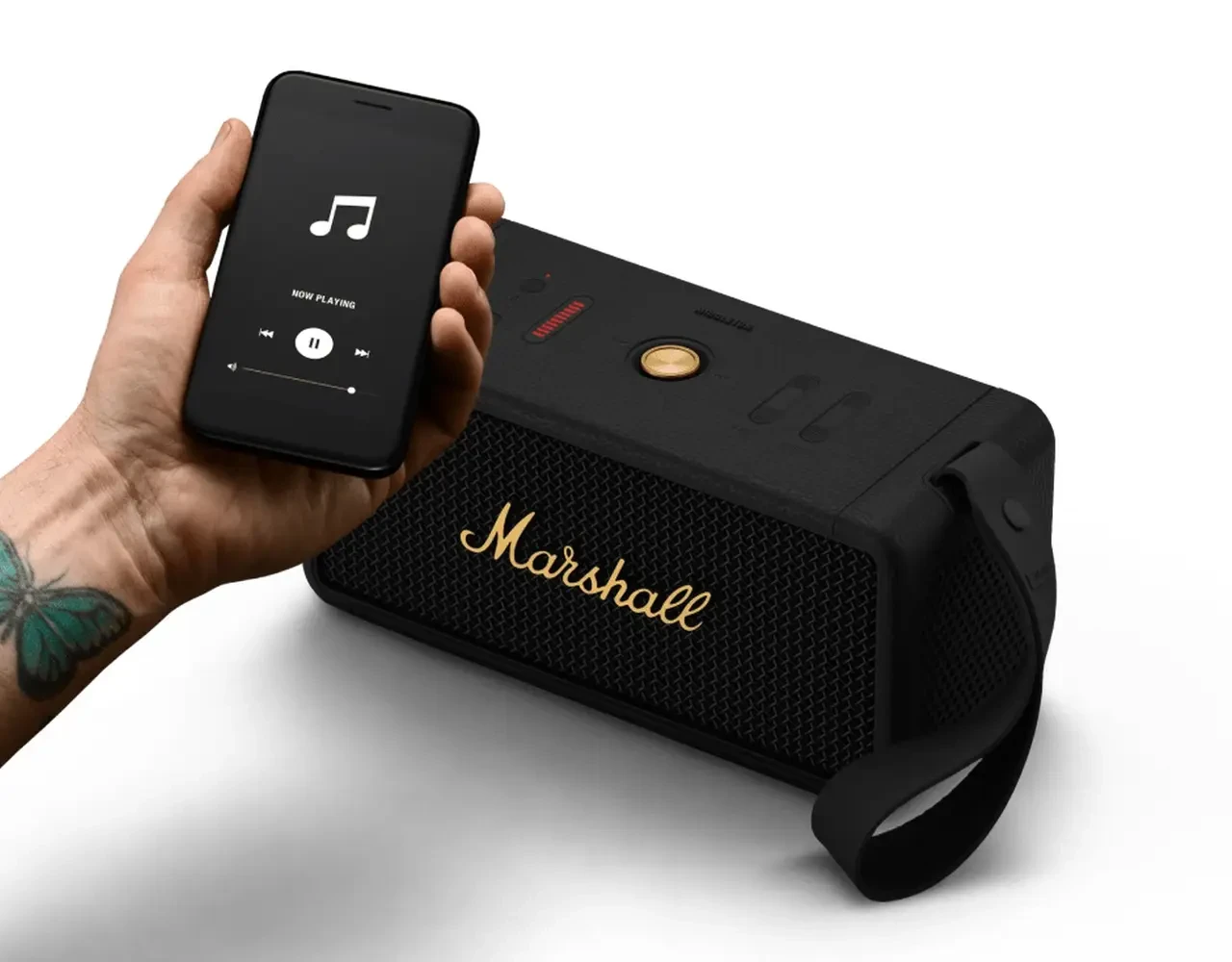 Колонка акумуляторна Bluetooth водонепроникна MARSHALL MIDDLETON BT W3 S