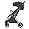 Дитяча прогулянкова коляска EL CAMINO ME 1129 LINK Black Striped чохол, дощовик колір чорний, фото 5
