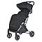 Дитяча прогулянкова коляска EL CAMINO ME 1129 LINK Black Striped чохол, дощовик колір чорний, фото 6